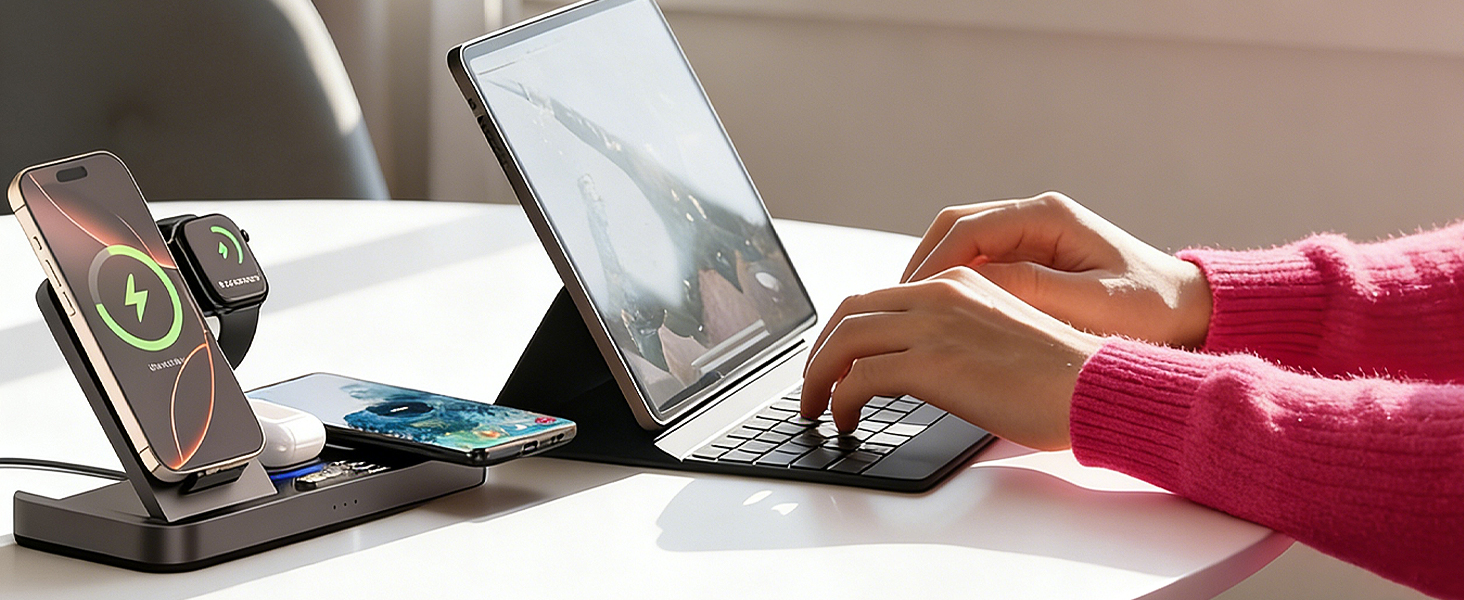 two phone charging station