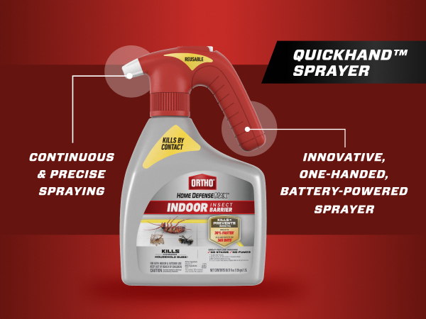 Ortho Home Defense Max Indoor Insect Barrier with Quickhand Sprayer