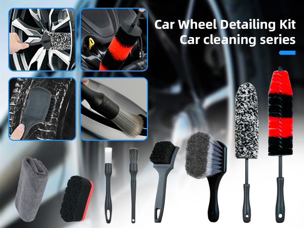 Car Wheel Detailing Kit