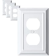 Funkiim Metal Decorative Wall Plate, Electrical Outlet Covers, Light Switch Covers, Thick and Dur...
