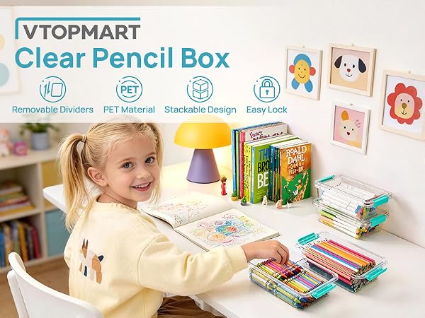 Clear Pencil Box