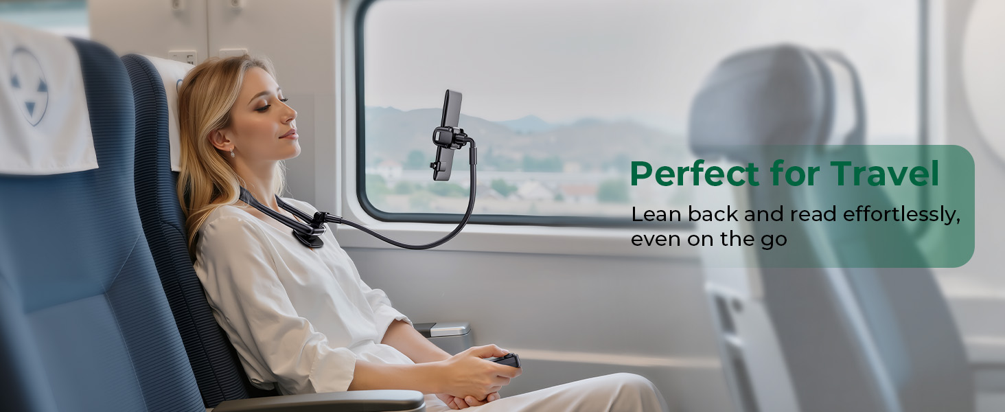 Lean back and read effortlessly, even on the go