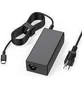 UNAWUDOH USB C Laptop Charger, 65W Chromebook Charger Compatible with HP Lenovo Dell Asus Acer Sa...