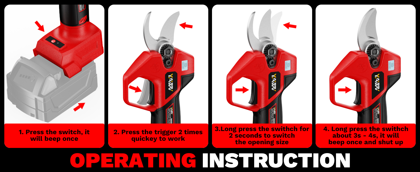 cordless pruning shear