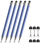 Bopomofo Stylus (5 Pcs),2-in-1 Stylus Pen for Touchscreen, High Precision and Sensitivity, Suitab...