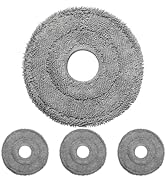 Robot Vacuum and Mop Pads 4 Pack for Roborock QV 35A/Saros 10R/Q Revo/Qrevo S/Qrevo Pro/Qrevo Plu...