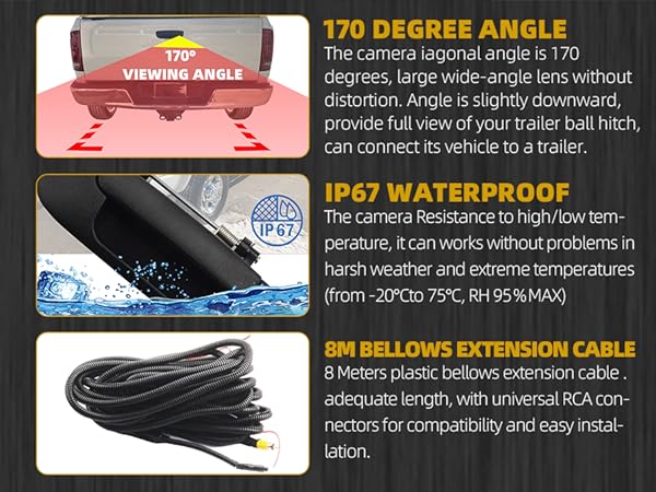 2002-2008 RAM 1500 tailgate handle with camera-2