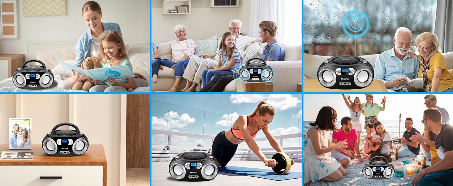 Megatek Stereo CD Boombox