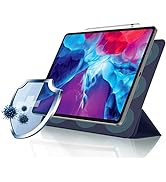 PERFECTSIGHT Magnetic Frameless Smart Case Compatible with iPad Pro 12.9" 4rd Gen 2020, [Support ...