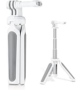 JJC Mini Selfie Stick Tripod Compatible with Gopro Hero 13 12 11 10 9, Small Portable Handle Grip...