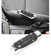 AOCISKA Car Handbrake Cover,Bling Handbrake Protective Cover,Crystal Rhinestone Handbrake Protect...