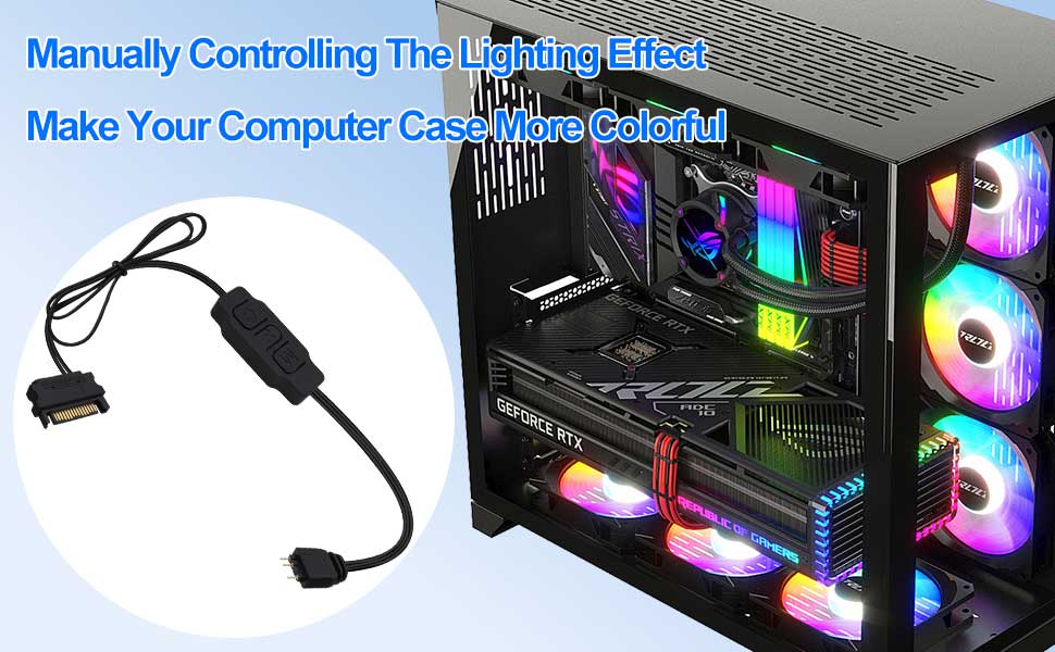 5V 3PIN ARGB PC FAN Lighting Controller Cable