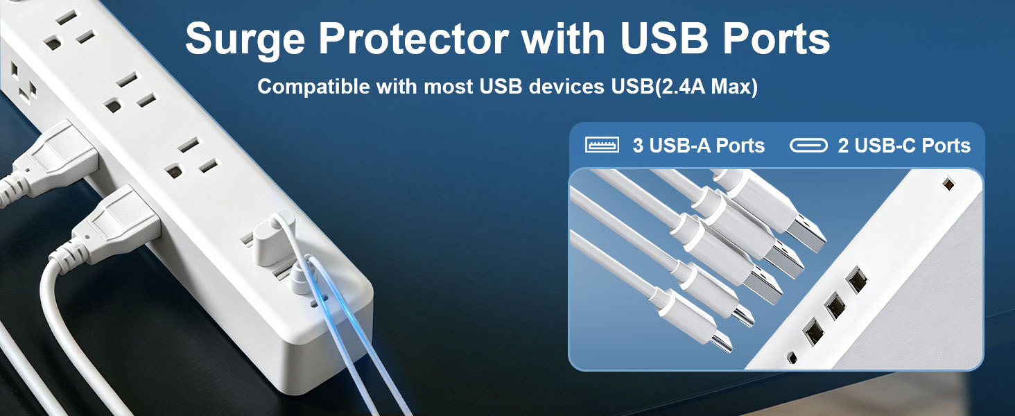 extension cord with multiple outlets