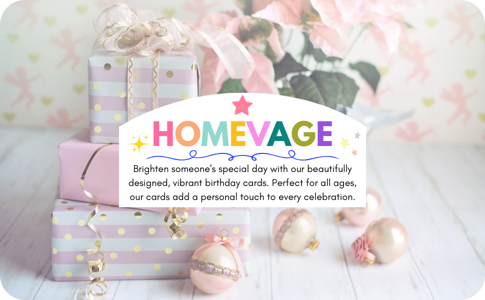 HOMEVAGE Birthday decorations gifts