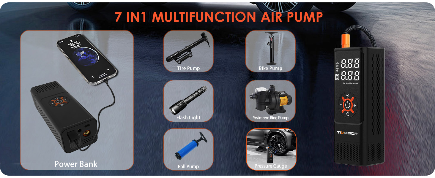 portable tire inflator