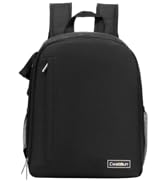 Cwatcun Waterproof Camera Backpack for DSLR, Mirrorless - Compatible with Sony, Canon, Nikon Came...