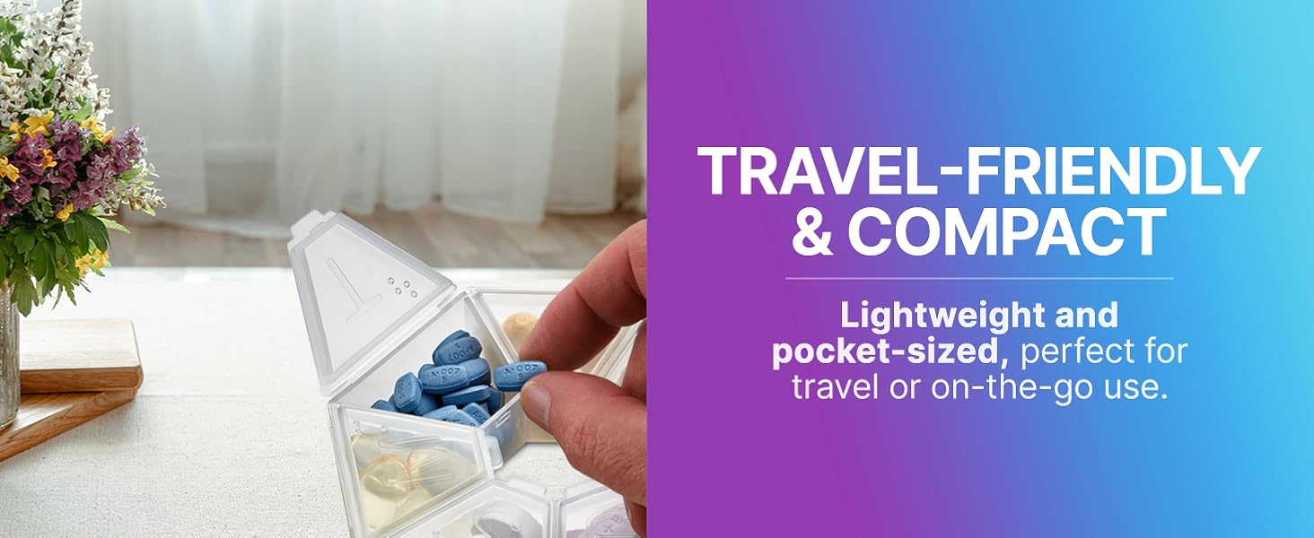 travel weekly pill organizer