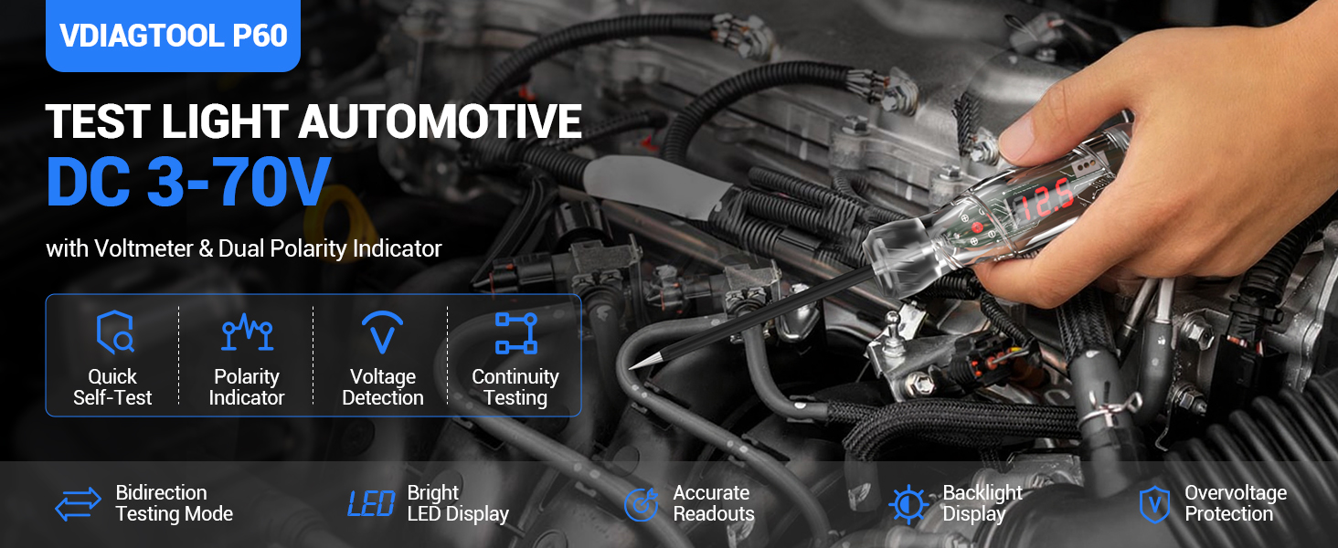 P60 test light automotive