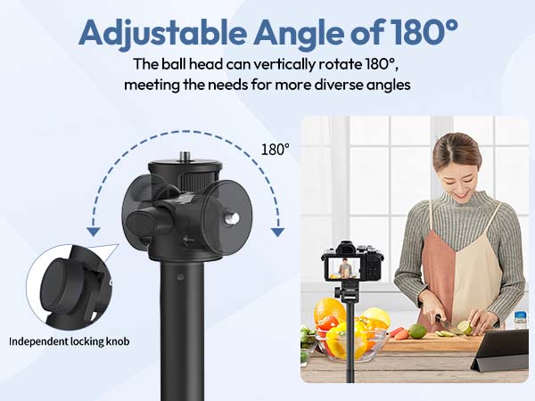 ULANZI MT-79 Extendable Tripod Aluminum, 81" Portable Adjustable Light Stand