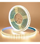 KXZM 24V 32.8ft(10M) Double Row LED Strip Light Warm White 3000K 2400LEDs 2835SMD 160W High Brigh...