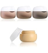 TSA Approved Travel Size Containers for Toiletries, Gemice Silicone Jars, Leak-proof Travel Acces...