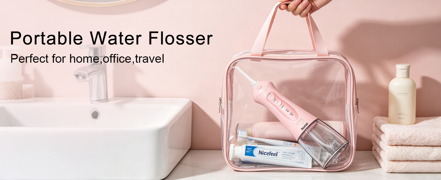 Travel water flosser