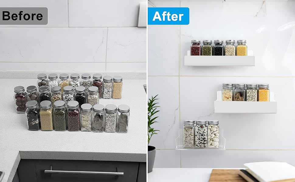 wall mount spice rack