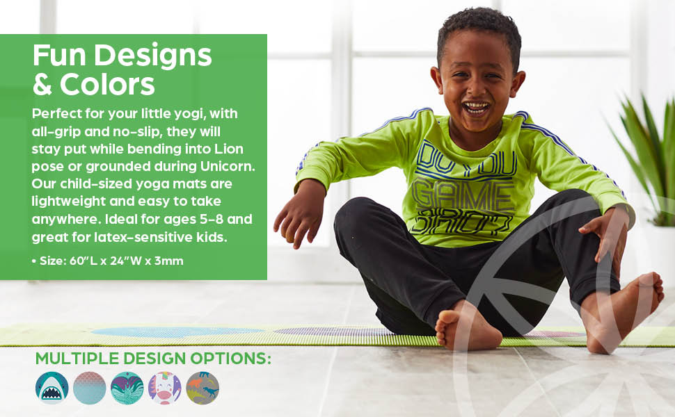 Gaiam Yoga Mat - 3mm Kids