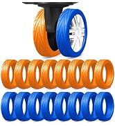 16 Pack Upgrade Luggage Wheel Covers, Silicone Protective Cover for 2-2.4