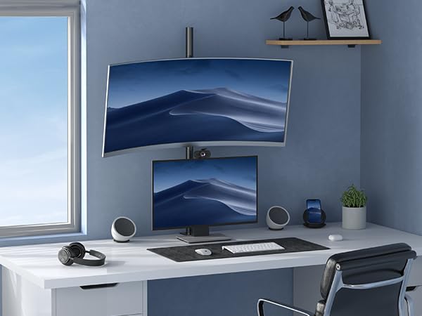 extra tall monitor arm mount