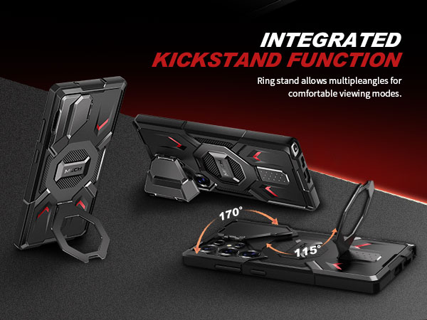 S25 Ultra Case with Ring Stand