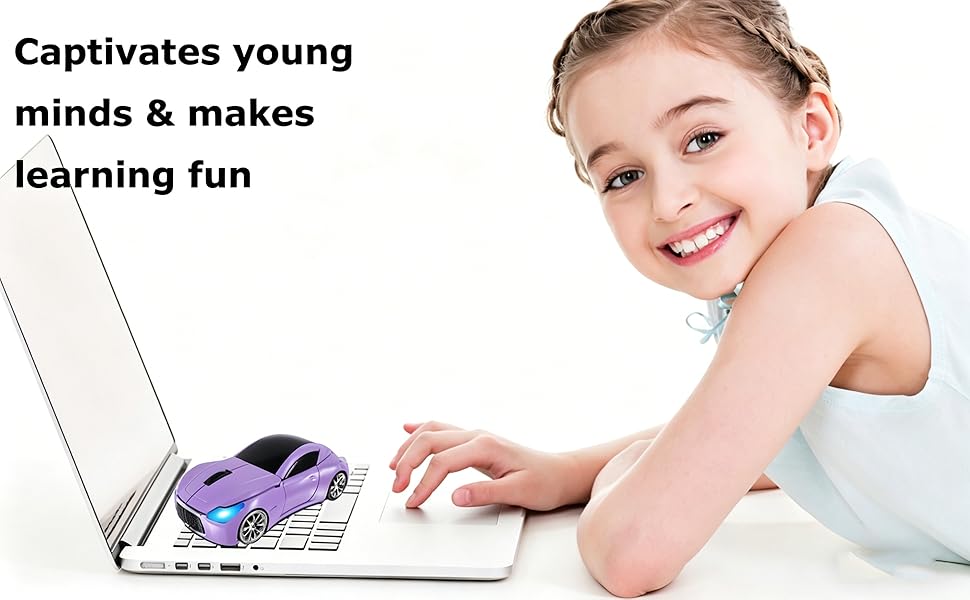 CUTE COOL CAR WIRELESS MOUSE HOME SCHOOL OFFICE STUDENT WOMEN MEN BOY GIRL GIFT