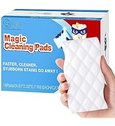 Squish Sponge Cleaning Pads, 18 Pack for Walls, Oven, Kitchen - With Melamine Foam, Universal Cle...