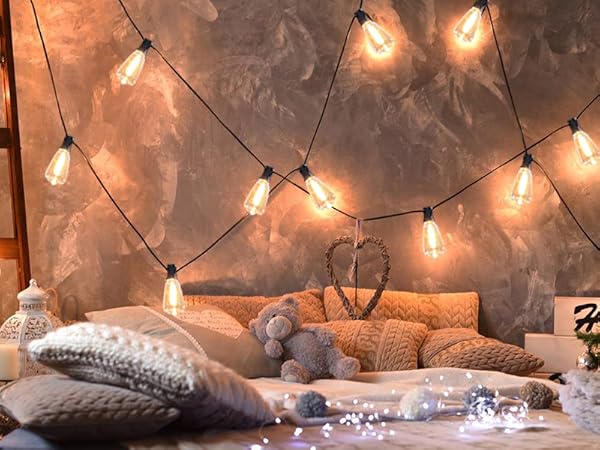 Solar Outdoor String Lights