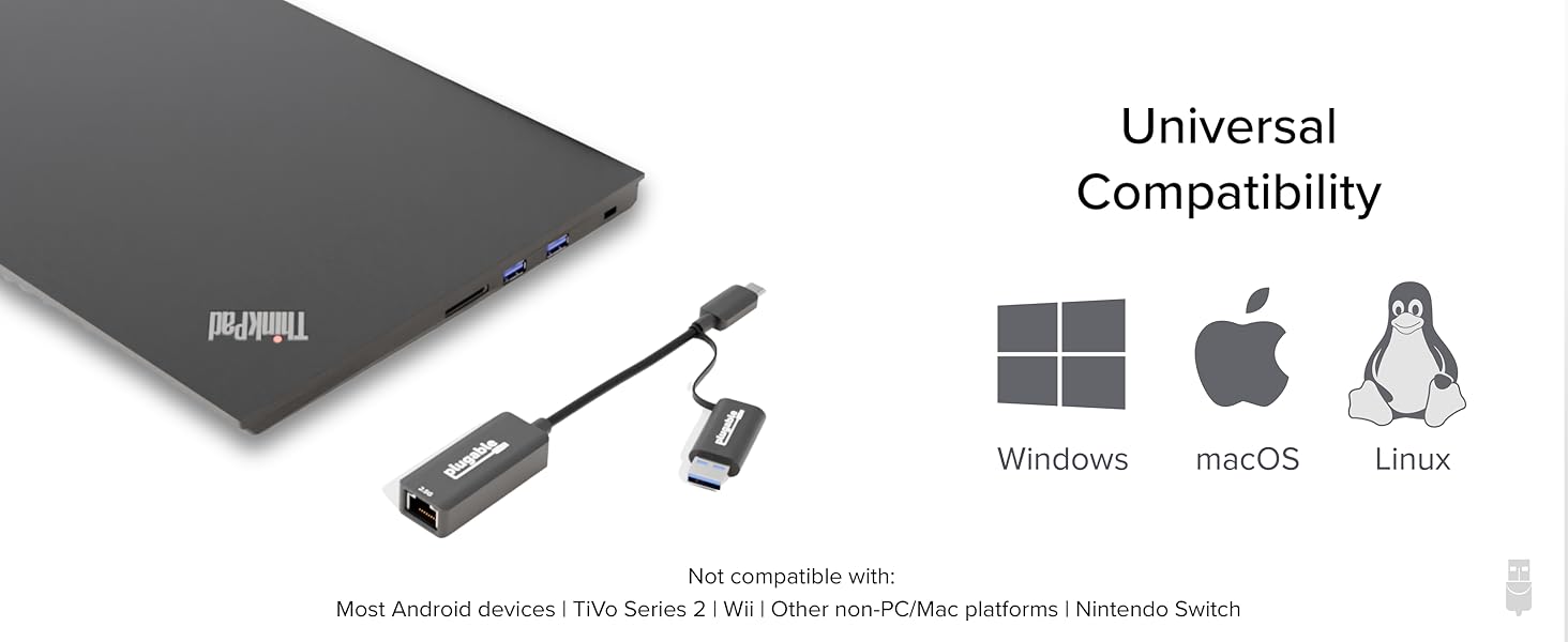 Universal compatibility with Windows, macOS, and Linux devices