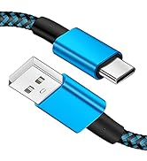 USB C Cable 10ft, USB Type C Cable for S9 Charger Cable Fast Charging Cord, Extra Long Nylon Brai...