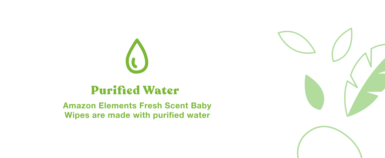 elements baby wipes use 100% pharmaceutical-grade purified water