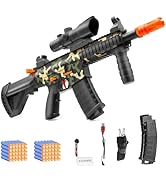 EagleGrove Electric Sniper Rifle, Automatic Soft Bullet Toy Gun for Boys with 60 Dart Bullets, 3 ...