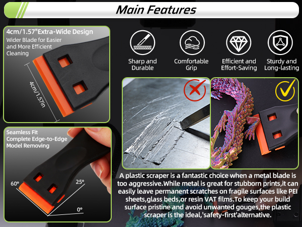 3d printer tools, 3d printer, 3d printer accessories, 3D printed, 3d printer scraper,