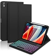 GOOJODOQ for iPad Air 5th (2022) 10.9” 7 Colors Backlit Keyboard Case-Detachable Keyboard Case fo...