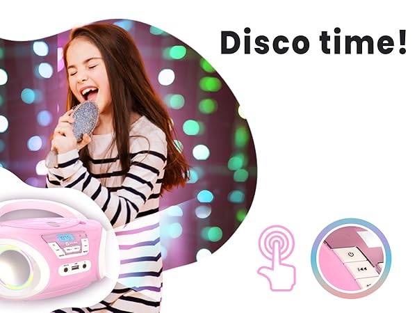 KLIM Candy Kids CD Player for Children