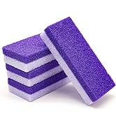 Foot Pumice Stone 4 Pack Pedicure Stone for Feet Pumice Sponge for Feet Callus Remover and Scrubb...