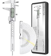 Proster Digital Vernier Caliper 6inch/150mm + 32 Feeler Gauges Dial Caliper Caliper Fraction/Inch...