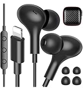 iMangoo for MFi-Certified Lightning Wired Earbuds for Apple, Magnetic in Ear Buds Headphones with...