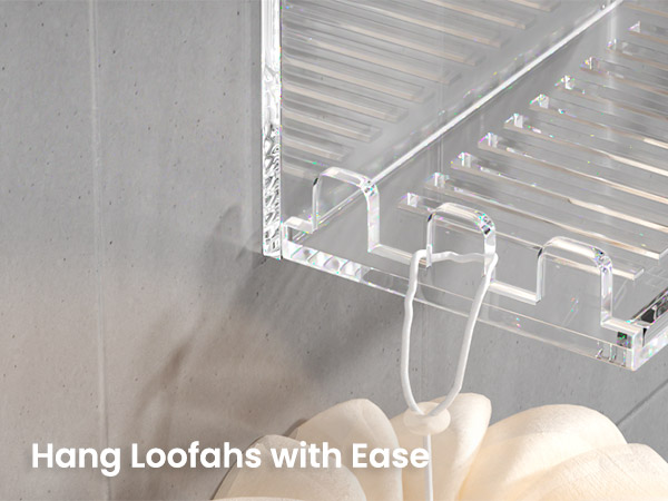 Acrylic Shampoo Holder Organizer