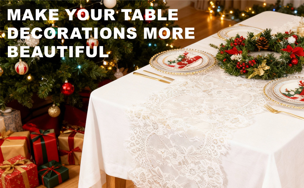 12 Pack Lace Table Runner