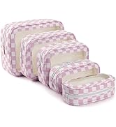 YOPCDJ 5PCS Diaper Bag Organizer Pouch Set,TSA Approved Toiletry Bag, Waterproof TPU Makeup Bag S...