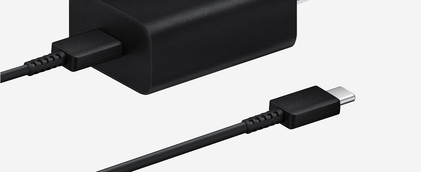 Samsung 15W Power Adapter With USB Cable Black