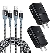 Adaptive Fast Charging Wall Charger with USB C Cable 10ft, Excgood USB Fast Charger Type C Charge...