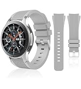 HSWAI Compatible with Samsung Galaxy Watch 46mm Bands/Gear S3 Frontier, Classic Watch Bands/Galax...